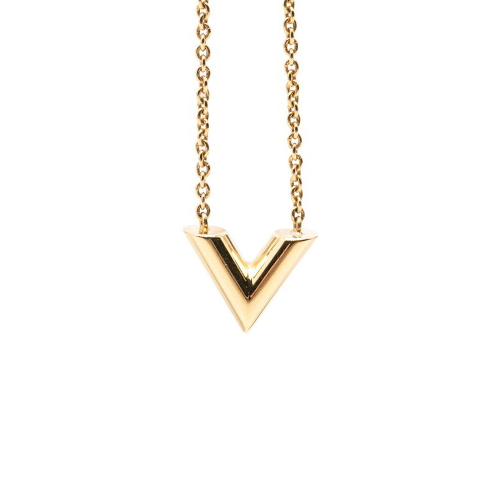 LOUIS VUITTON Gold Necklace - Picture 2 of 7